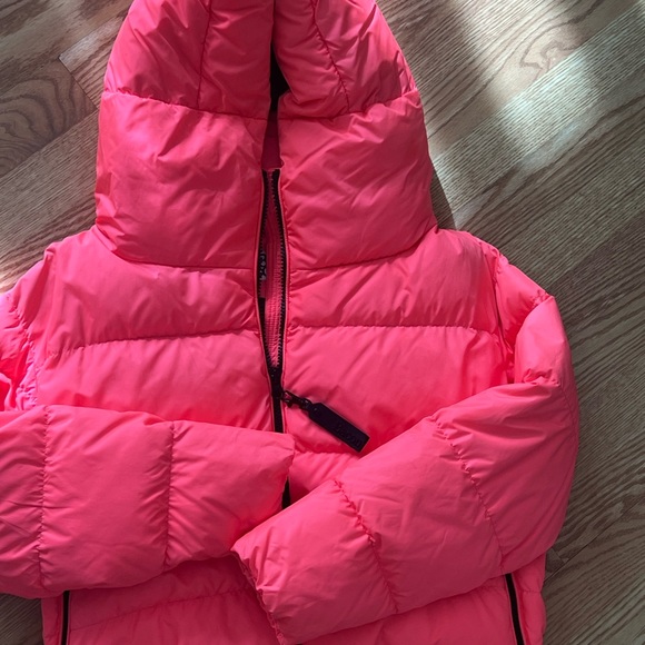bacon Jackets & Blazers - Beacon Pink Puffer Jacket